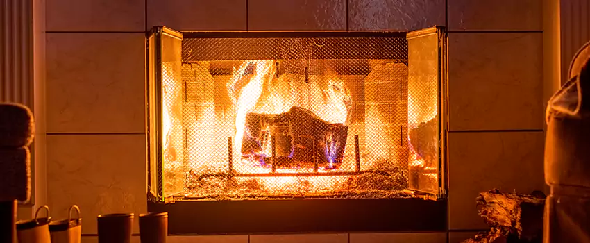 Mendota Hearth Landscape Fireplace Installation in Jefferson City, Missouri