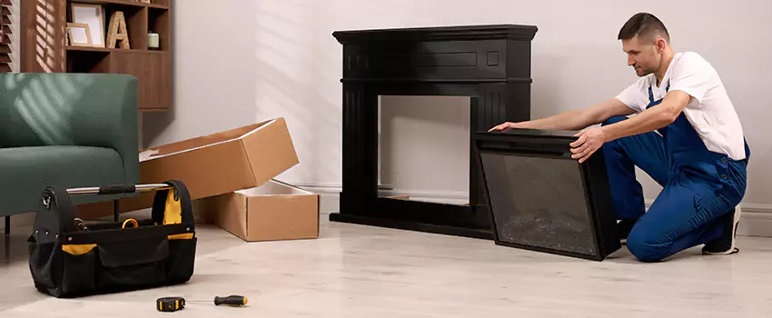 Old Rusted Metal Fireplace Repair And Replacement in Jefferson City, MO